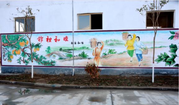 罗平乡镇文化墙 乡风文明焕发新活力