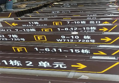 罗平广告标识中，常见的几种安装方式。