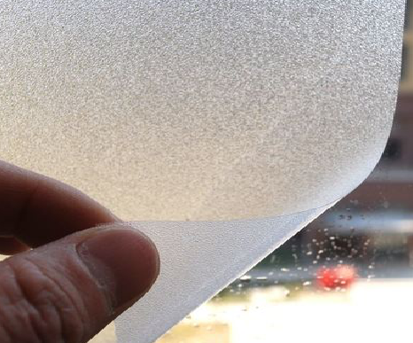 罗平玻璃门外面粘广告用什么材料好？