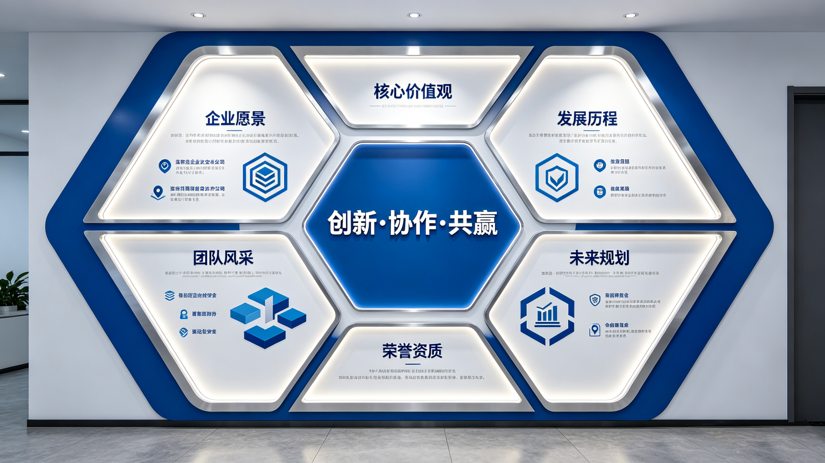 罗平企业文化墙六边形避坑指南（新手常犯5个错误）